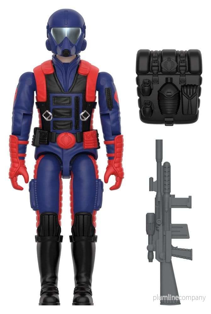 G.I. Joe ReAction+ Actionfigur Wave 09 Cobra Viper Skytte - Bild 2