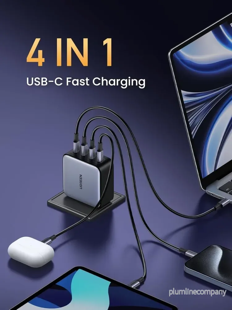 UGREEN Nexode 100W USB C Charger Block, 4-Port Type C Charger GaN Charger - Bild 3