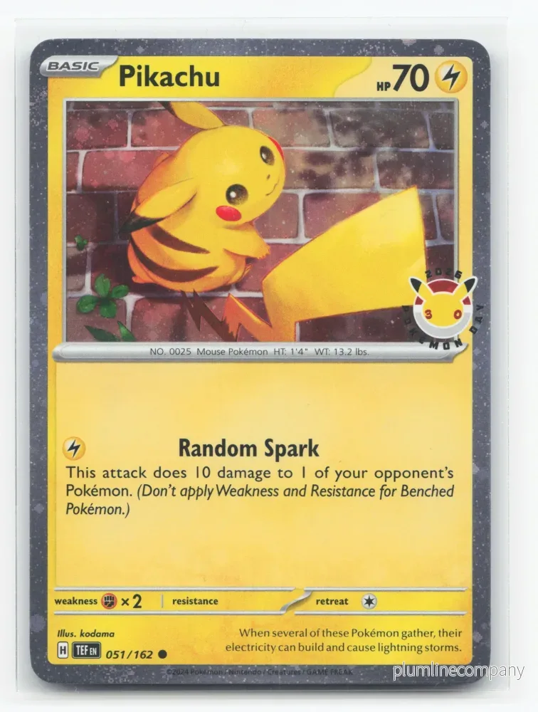 Pikachu 051/162 - Temporal Forces