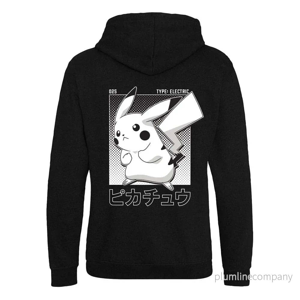 Pokemon Hooded Sweater Halftone Pikachu - Bild 3