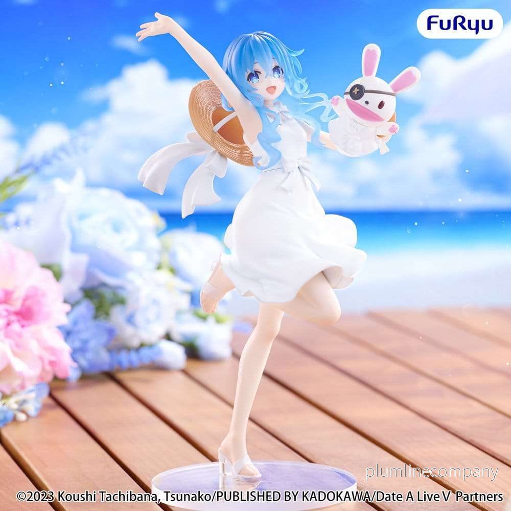 Date A Live V Summer Dress PVC-figur Yoshino 21 cm