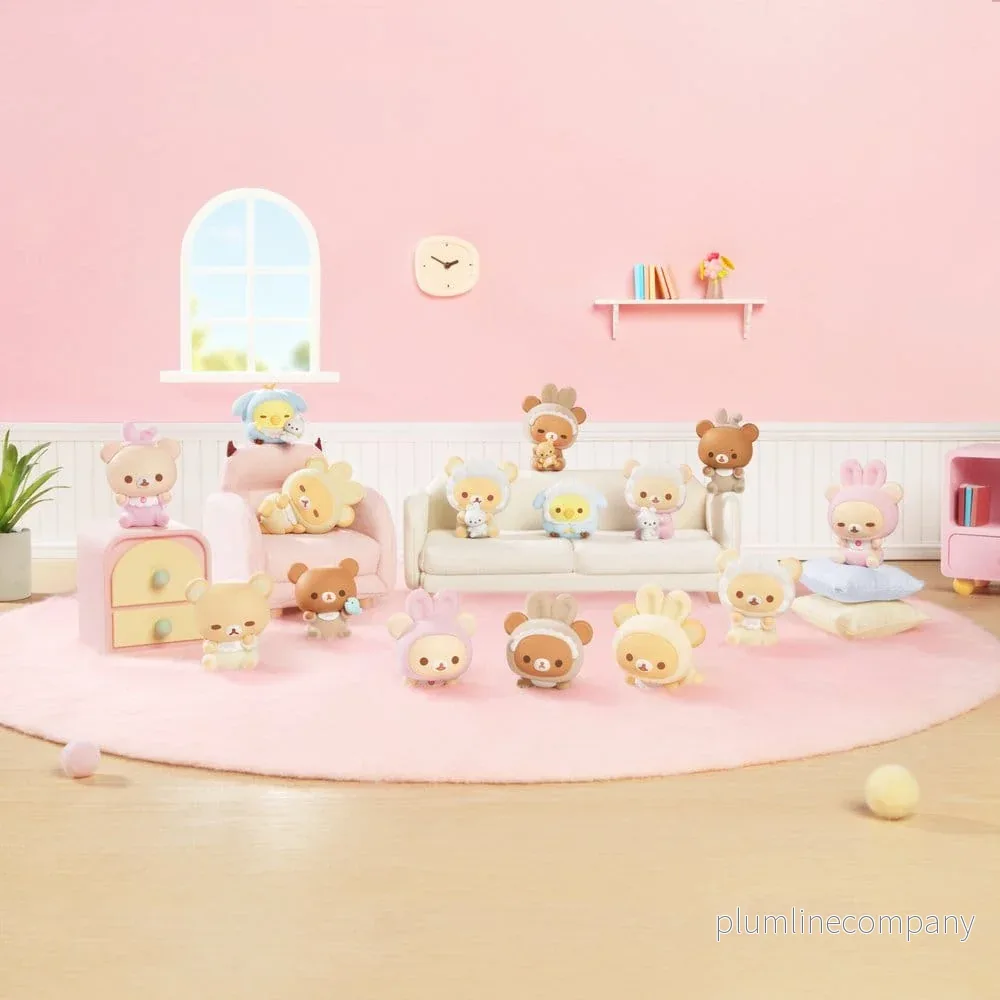 Rilakkuma Nuonuo Baby Series blind box minifigurer Cubby Face display (4) Rilakkuma Nuonuo Baby Series blind box minifigurer Cubby Face display (4)
