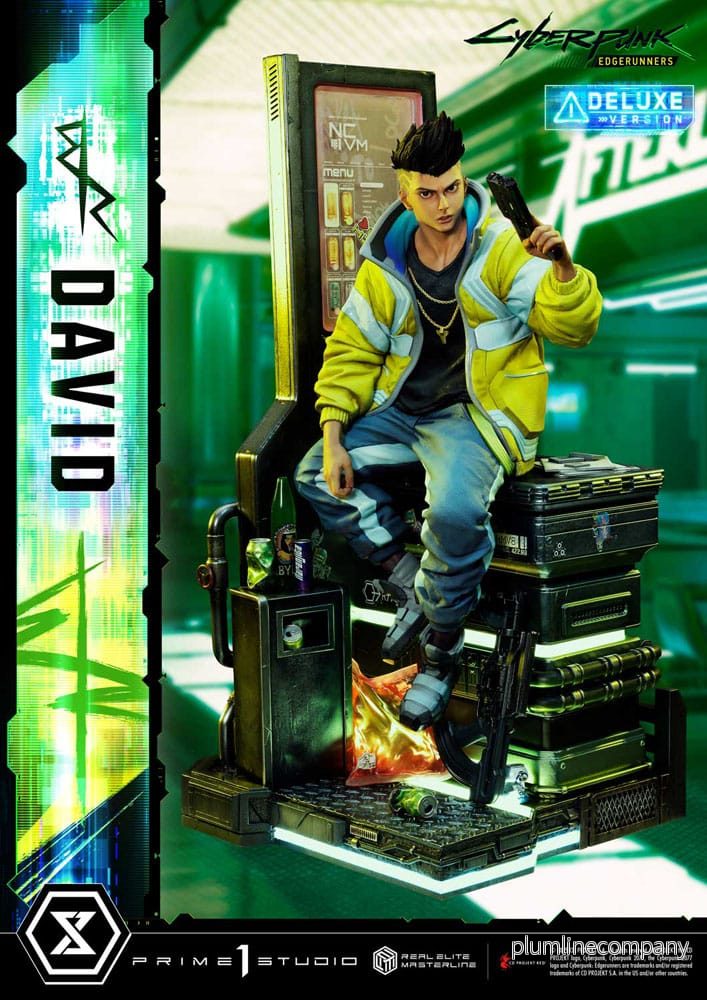 Cyberpunk: Edgerunners Real Elite Masterline Series Statue 1/4 David Deluxe Bonus Version 58 cm - Bild 2
