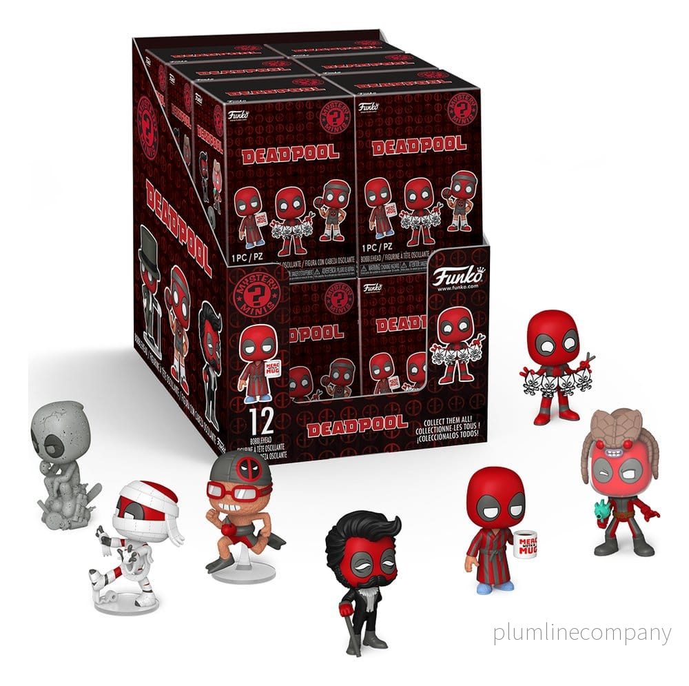 Marvel Comics Mystery Mini-figurer 5 cm Deadpool Serie 5 Display (12) - Bild 2