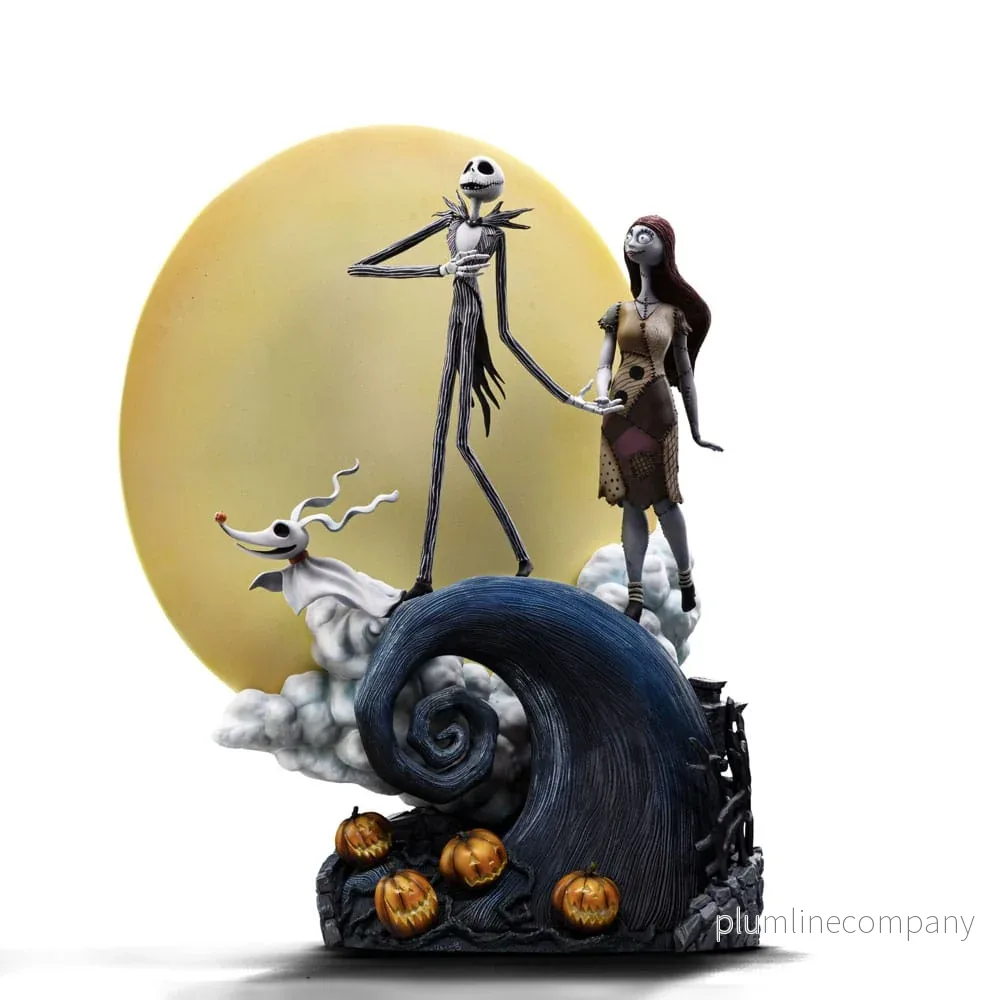Nightmare before Christmas Deluxe Art Scale Figur 1/10 Jack och Sally 39 cm Nightmare before Christmas Deluxe Art Scale Figur 1/10 Jack och Sally 39 cm