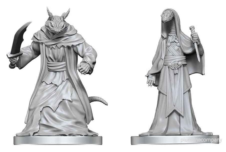 Pathfinder Battles Deep Cuts Omålade Minifigurer Zyss & Aapoph Serpentfolk 13 cm Pathfinder Battles Deep Cuts Omålade Minifigurer Zyss & Aapoph Serpentfolk 13 cm