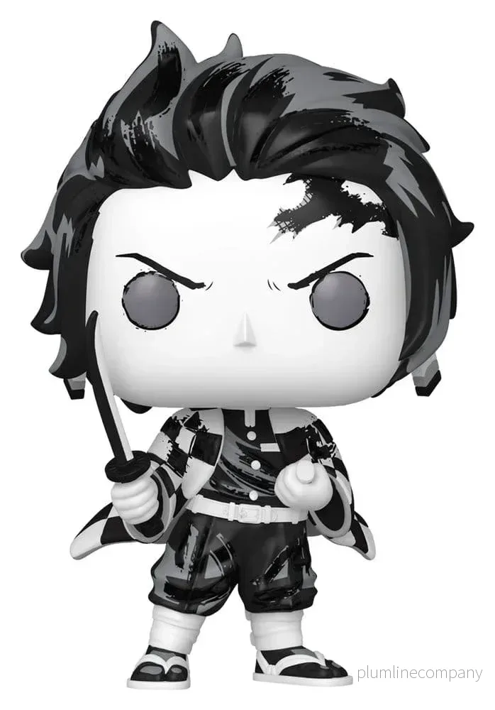 Demon Slayer: Kimetsu no Yaiba POP! Animation Figurer Tanjiro (Sumi-Ink) 9 cm Demon Slayer: Kimetsu no Yaiba POP! Animation Figurer Tanjiro (Sumi-Ink) 9 cm