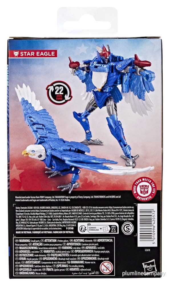 Transformers Deluxe Klass Actionfigur Stjärnörn 11 cm - Bild 3