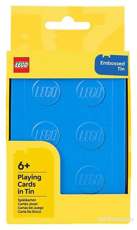 Lego spelkort i plåtburk - Bild 3