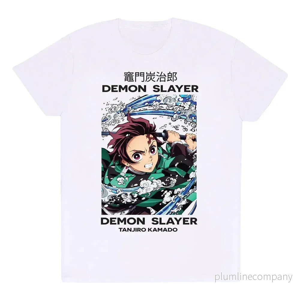 Demon Slayer: Kimetsu no Yaiba T-Shirt Whirlpool – Högkvalitativ T-shirt Demon Slayer: Kimetsu no Yaiba T-Shirt Whirlpool – Högkvalitativ T-shirt