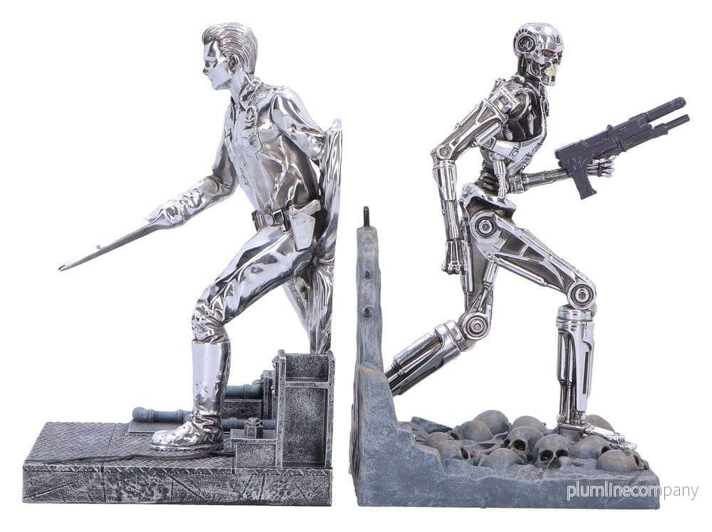 Terminator 2 Bokstöd T-1000 vs T-800 19 cm Terminator 2 Bokstöd T-1000 vs T-800 19 cm