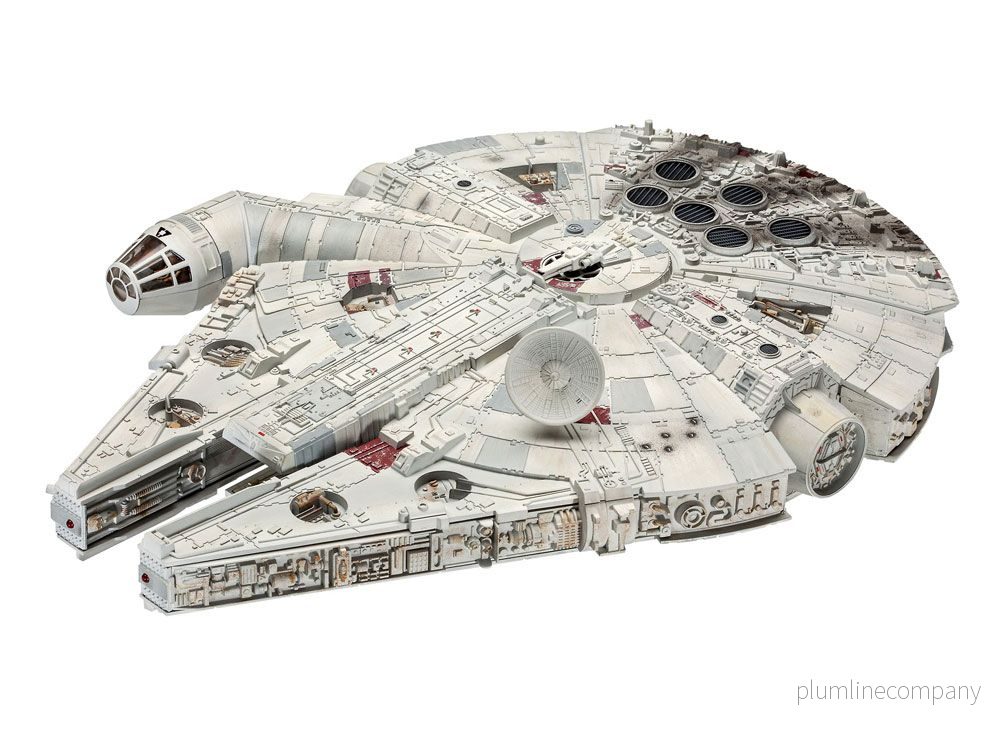 Star Wars Modellbyggsats 1/72 Millennium Falcon 38 cm Star Wars Modellbyggsats 1/72 Millennium Falcon 38 cm