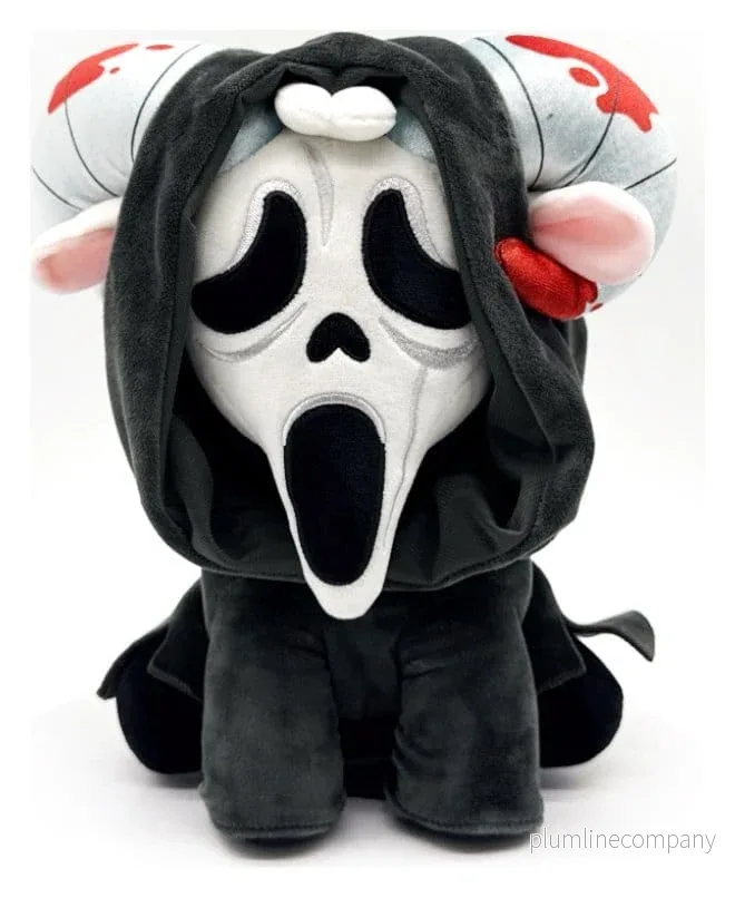 Ghost Face gosedjur Rammie 22 cm – mjukisdjur med skräckmask och svart mantel Ghost Face gosedjur Rammie 22 cm – mjukisdjur med skräckmask och svart mantel