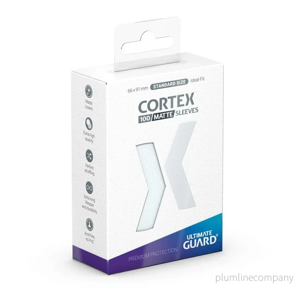 Ultimate Guard Cortex Sleeves Matte Standard Size (100) - Transparent