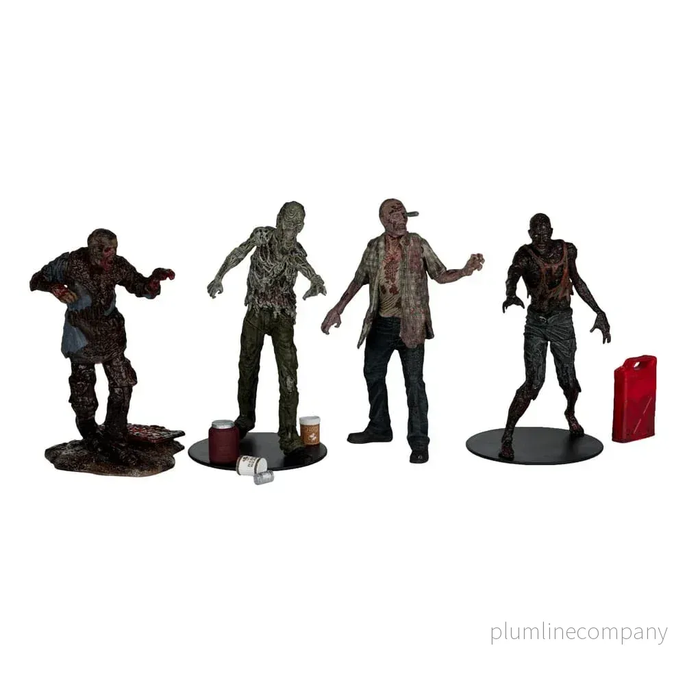 The Walking Dead Action Figures 4-Pack Walkers 13 cm The Walking Dead Action Figures 4-Pack Walkers 13 cm