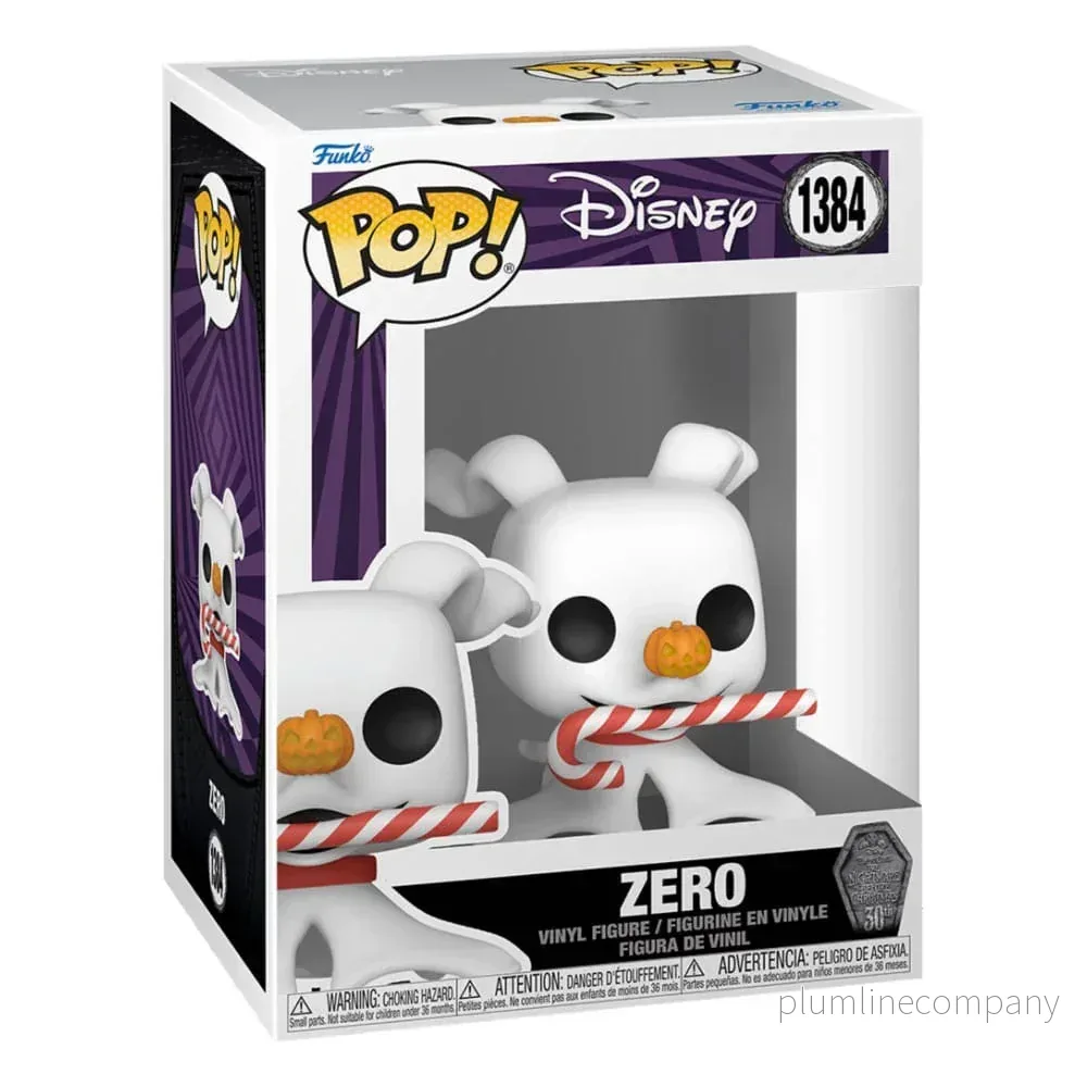 Nightmare before Christmas 30th POP! Disney Figur Zero w/Candy Cane 9 cm - Bild 3