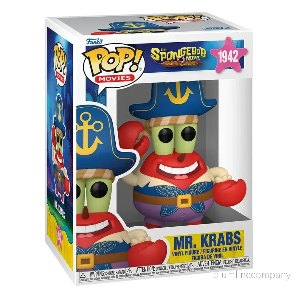 Svampbob POP! Figur Mr. Krabs (Pirate) 9 cm - Bild 3