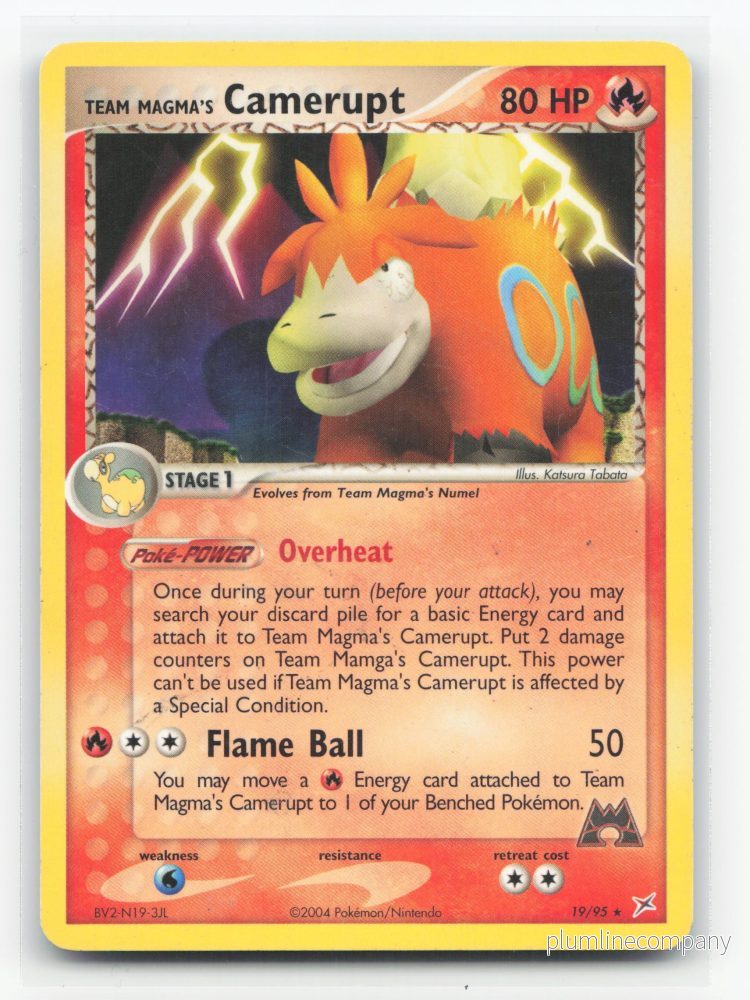 Team Magma's Camerupt 19/95 - Team Magma vs Team Aqua