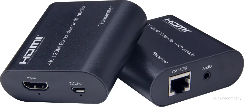 NÖRDIC HDMI-Förlängare 120m 4K30Hz med ljud-överföring NÖRDIC HDMI-Förlängare 120m 4K30Hz med ljud-överföring