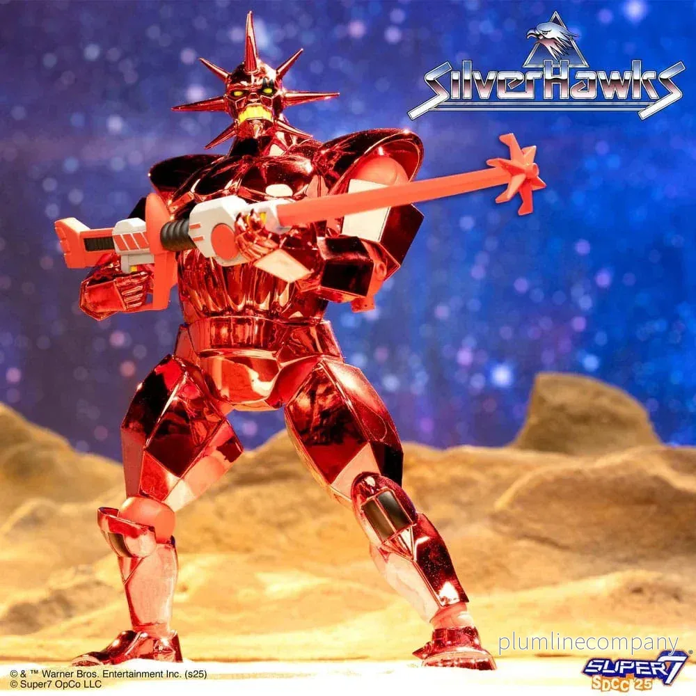 SilverHawks Ultimates Action Figur Mon*Star Metallic Vac Metal 18 cm - Bild 3