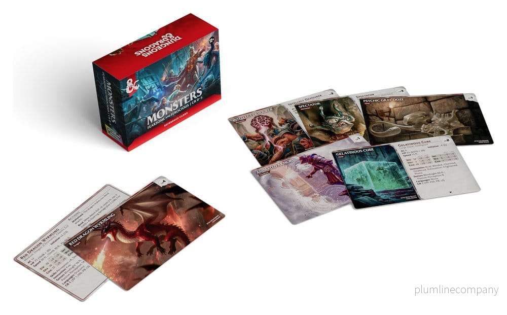Dungeons & Dragons RPG Referenskort: Monster (Skrämmande och Vilda) *Engelska Versionen* - Bild 3