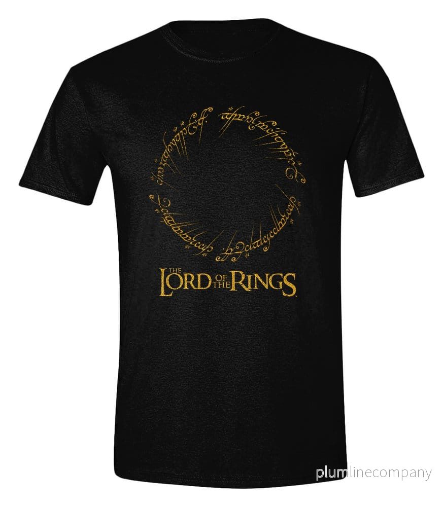 Lord of the Rings T-shirt Logo Inscription Lord of the Rings T-shirt Logo Inscription