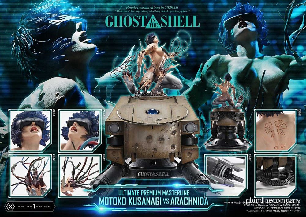 Ghost in the Shell Ultimate Premium Masterline Series staty 1/4 Motoko Kusanagi vs Arachnida 68 cm - Bild 3