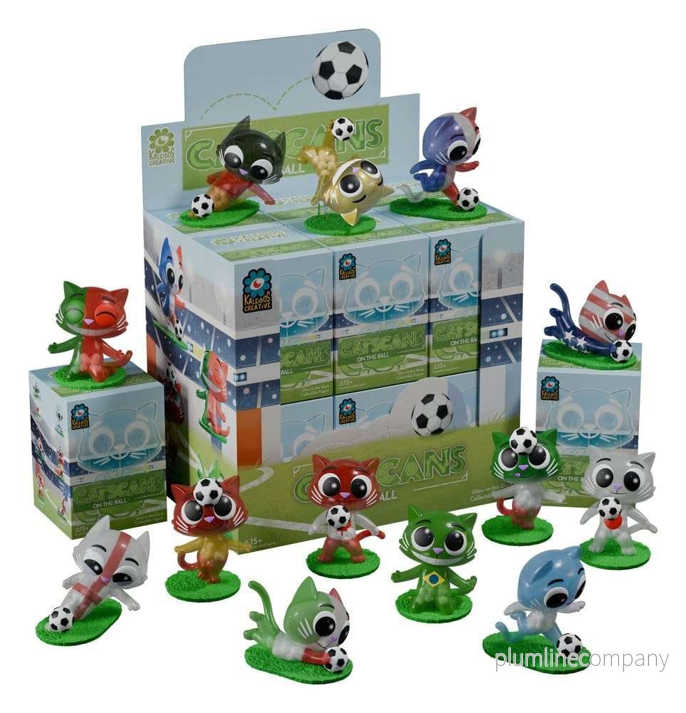 Cat Scans Mini Figures S3 – On the Ball 6 cm Blind Box-display (12) - Bild 3