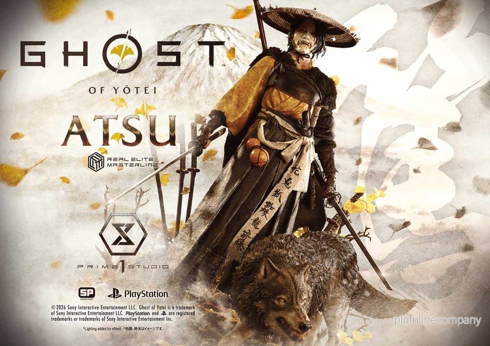 Ghost of Yotei Real Elite Masterline Staty 1/4 Atsu 59 cm - Bild 2