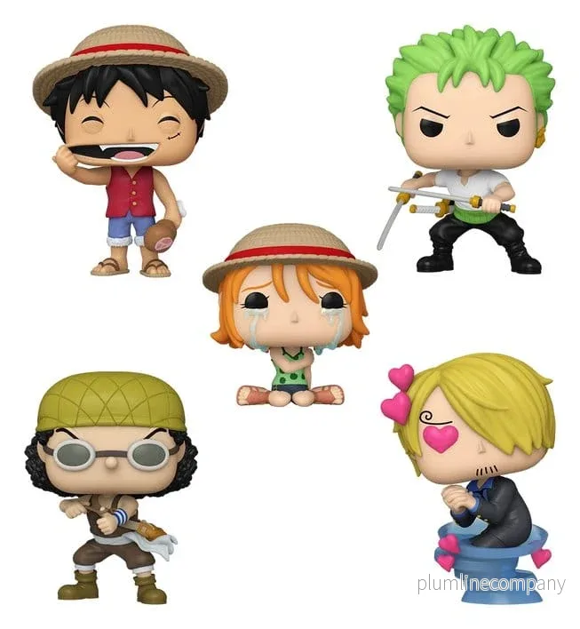 One Piece POP! Vinylfigur 5-pack Black Friday Bundle 9 cm