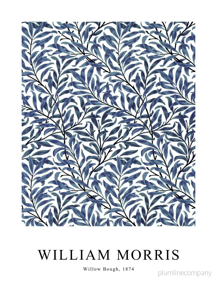 Willow Bough Nocturne Blue Poster Willow Bough Nocturne Blue Poster