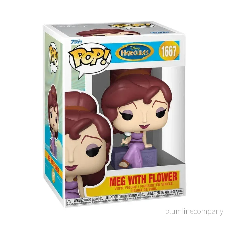 Hercules 25-årsjubileum POP! Movies Figur Meg med Blomma 9 cm - Bild 3