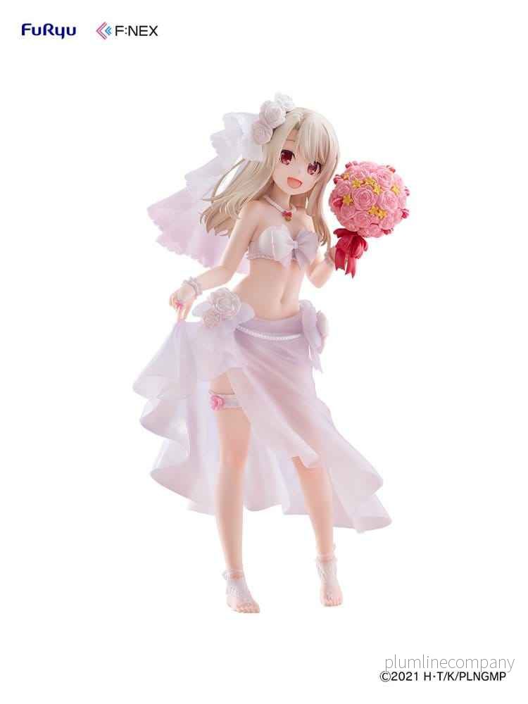 Fate/kaleid liner Prisma Illya: Licht – The Nameless Girl F:NEX PVC-figur 1/7 Illyasviel von Einzbern Brudbaddräkt Ver. 21 cm Fate/kaleid liner Prisma Illya: Licht – The Nameless Girl F:NEX PVC-figur 1/7 Illyasviel von Einzbern Brudbaddräkt Ver. 21 cm