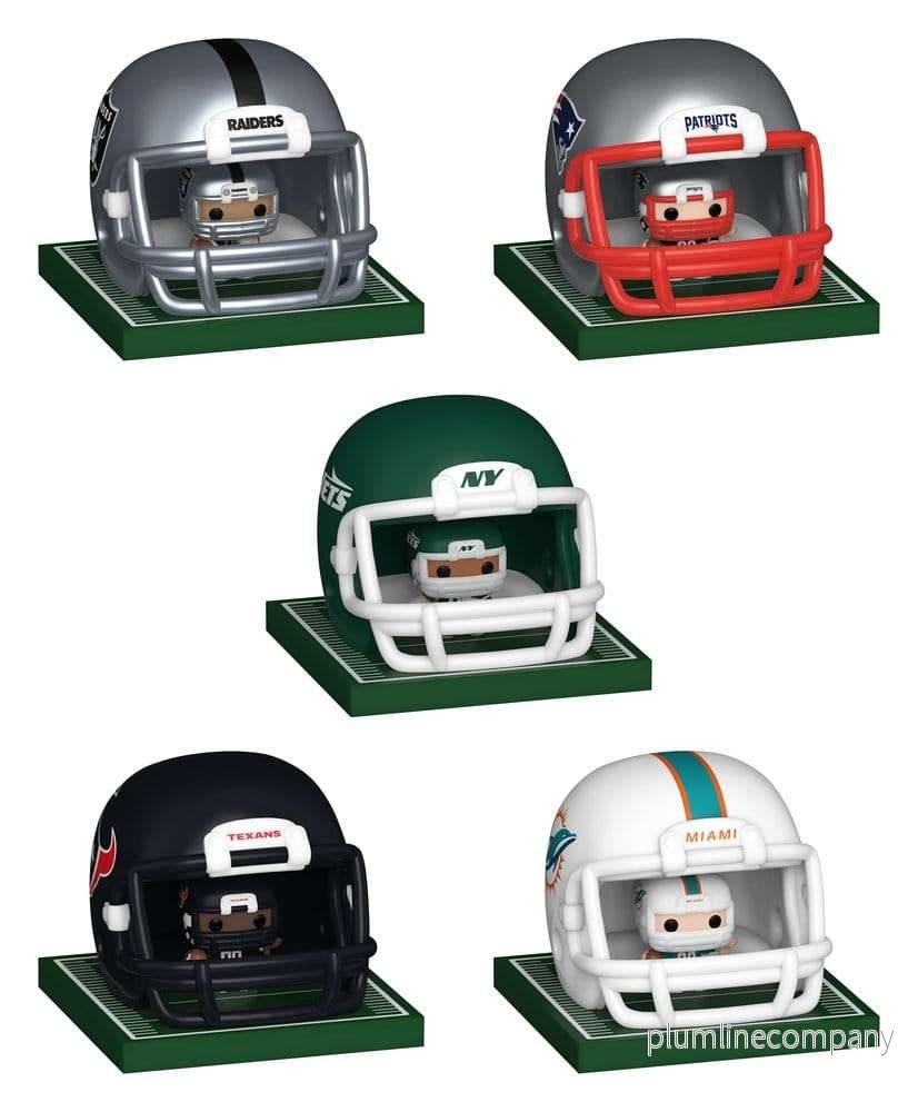 NFL Bitty POP! Hjälmar Figurer AFC Serie 1 Sortiment (12) NFL Bitty POP! Hjälmar Figurer AFC Serie 1 Sortiment (12)
