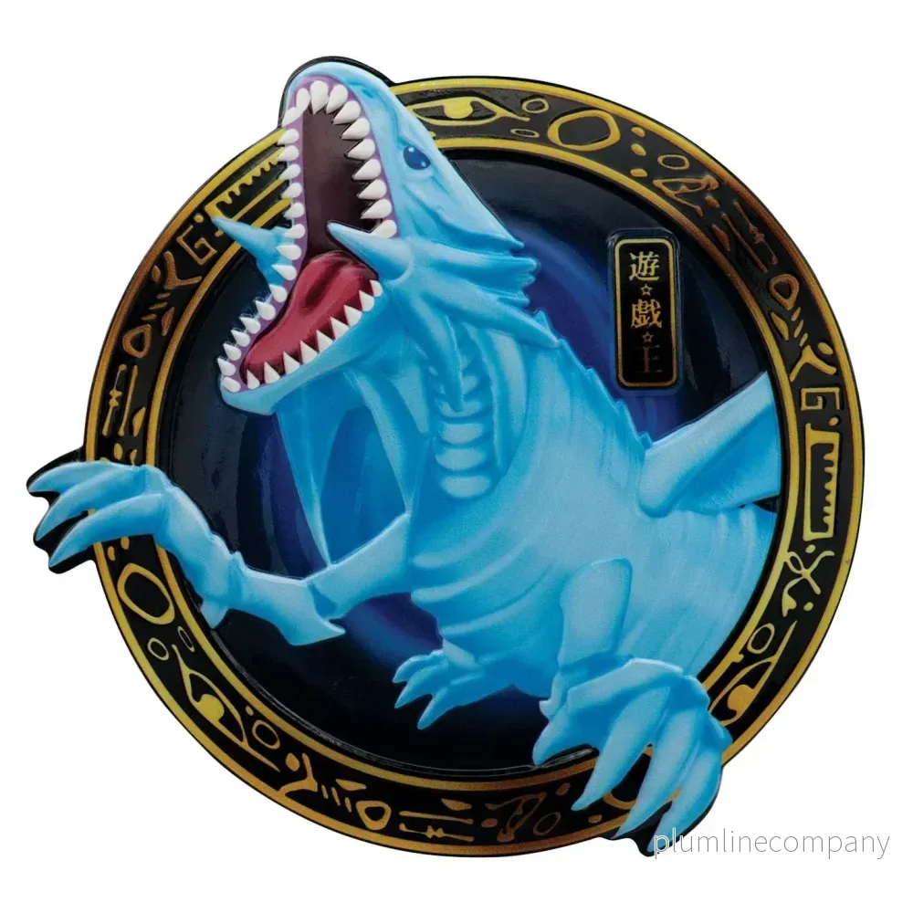Yu-Gi-Oh! Resinplakett Blå Ögon Vita Draken