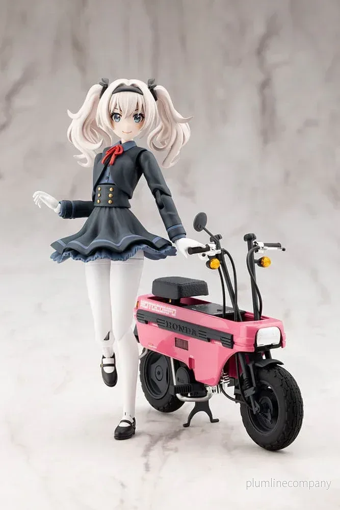 Sousai Shojo Teien Plastmodell Kitt 1/10 Emma Koishikawa Nocturne med Honda AB12 Motocompo 14 cm - Bild 3