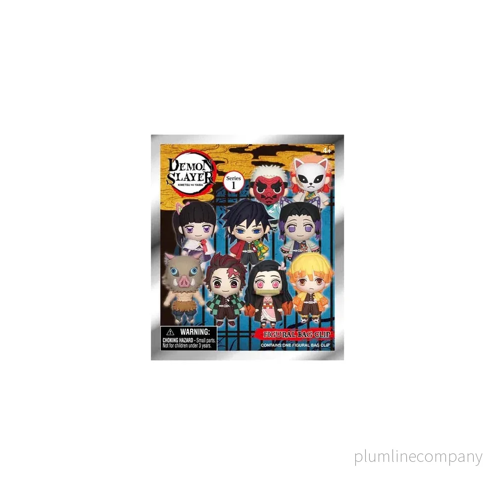 Demon Slayer: Kimetsu no Yaiba Display med 24 officiella PVC-påsklämma - Bild 2