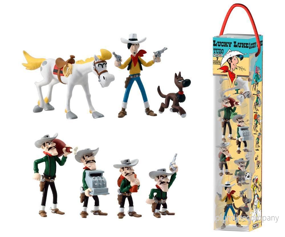 Lucky Luke Mini Figurer 7-Pack - Bild 2