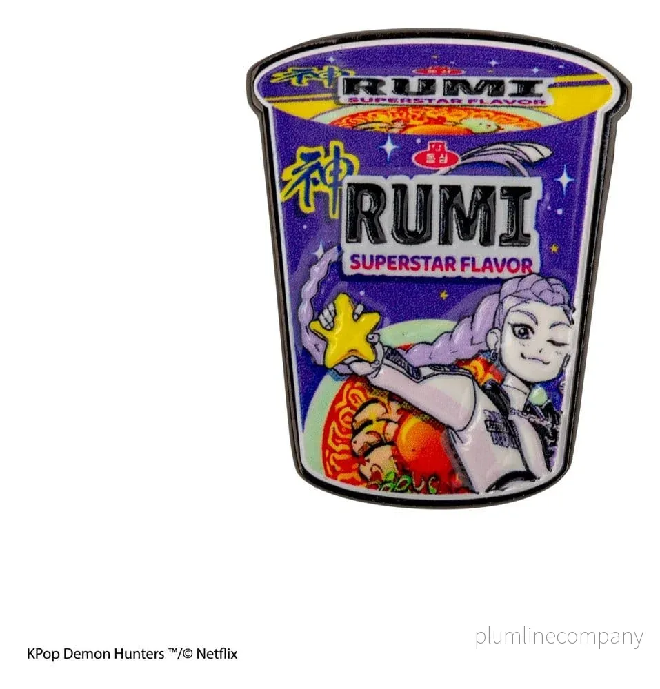 KPop Demon Hunters Märkesnål Rumi Superstar Smaksatta Nudlar - Bild 2