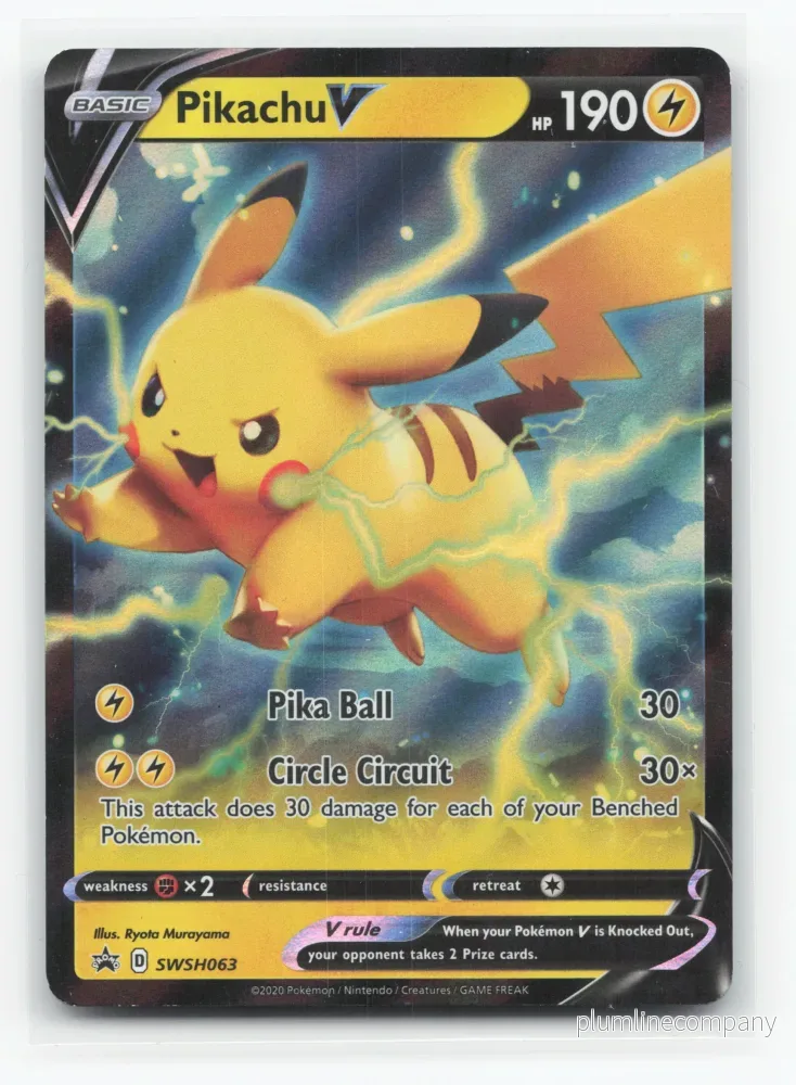 Pikachu V SWSH063 – SWSH Black Star Promos Pikachu V SWSH063 – SWSH Black Star Promos
