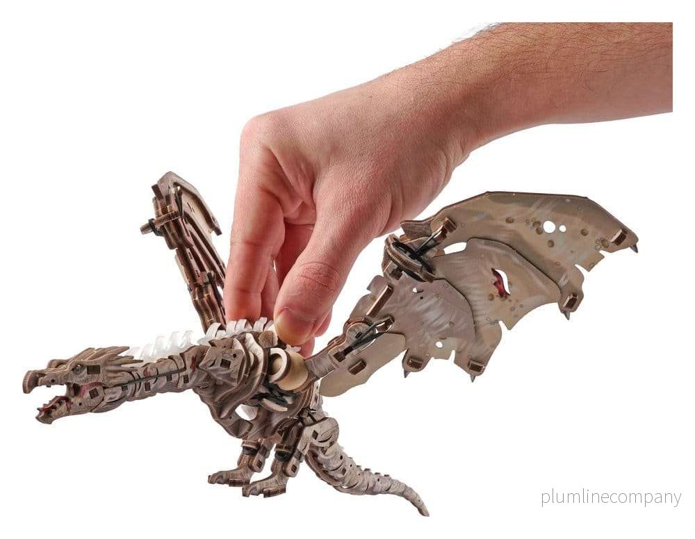 Harry Potter 3D-träpussel Ukrainian Ironbelly Dragon - Bild 2