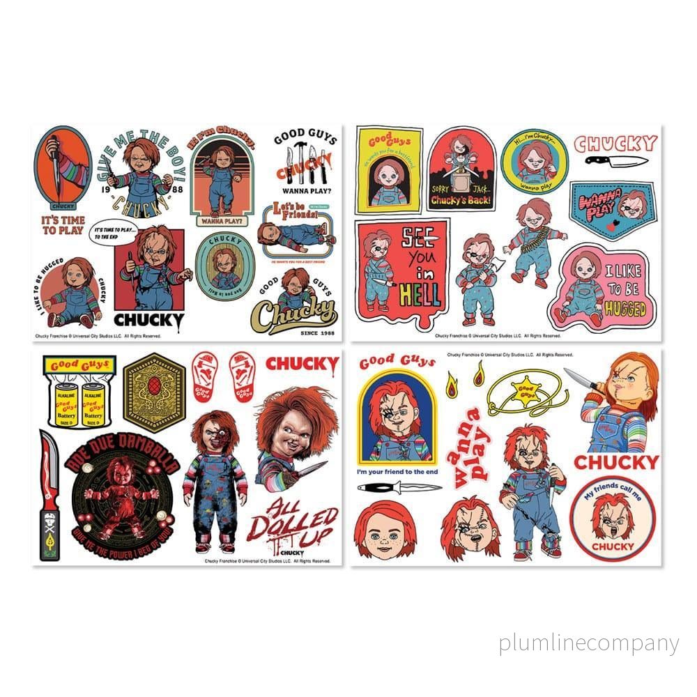 Chucky Tech Klistermärke Pack Chucky Tech Klistermärke Pack