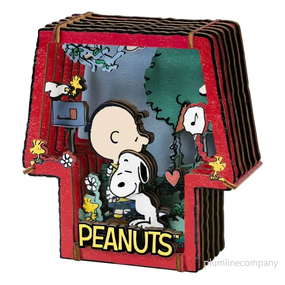 Peanuts Puremind Modellsats i Trä: Healing Hug Teater - Bild 3