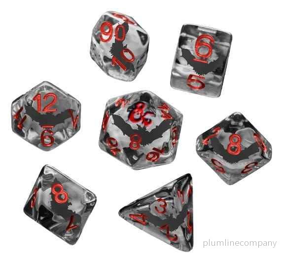Dungeons & Dragons Ravenloft Tärningsset med Inkluderade Fladdermöss (7) Dungeons & Dragons Ravenloft Tärningsset med Inkluderade Fladdermöss (7)