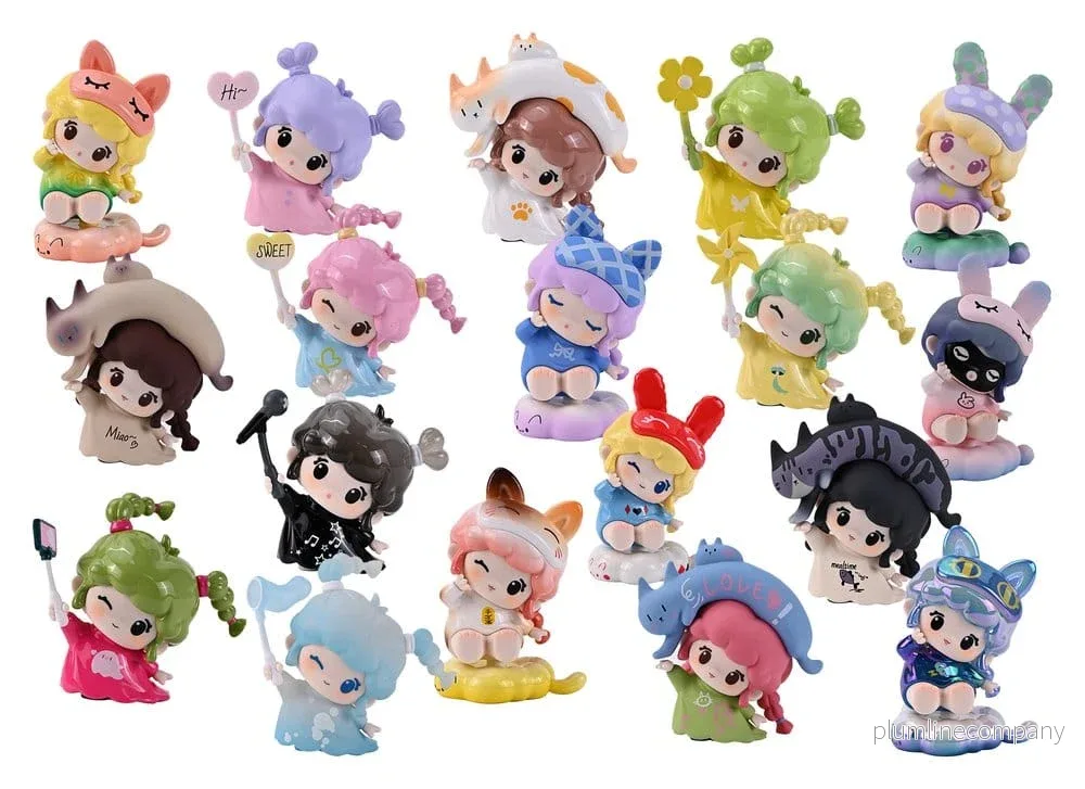 Chaoji Club Sweeties Sweet Day-serien Mini Figurer Blind Box Sortiment (10 stycken) Chaoji Club Sweeties Sweet Day-serien Mini Figurer Blind Box Sortiment (10 stycken)