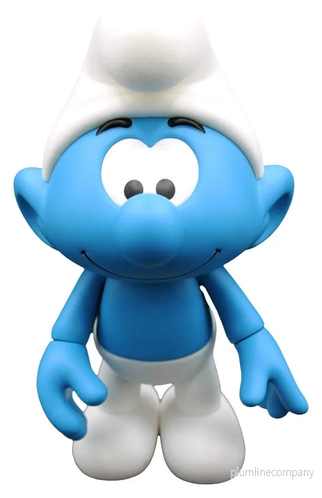 Smurfarna Figur Smurf Vit och Blå – Mjukflockad 19 cm Smurfarna Figur Smurf Vit och Blå – Mjukflockad 19 cm