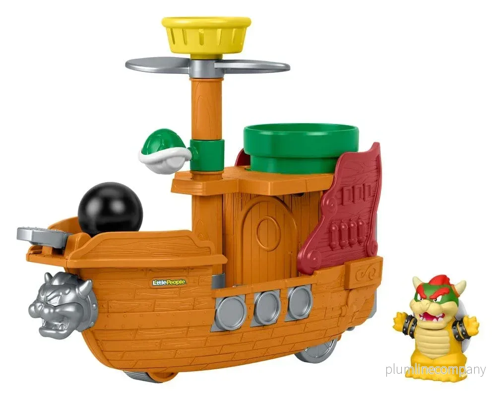Min Mario Little People Leksakssats Bowser’s Luftskepp Min Mario Little People Leksakssats Bowser’s Luftskepp