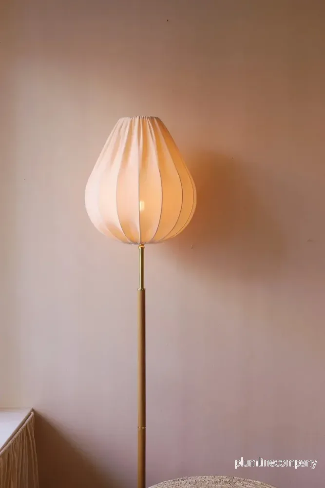 Droppe lampskärm 36 cm till golvlampa och bordslampa Sand - Bild 2