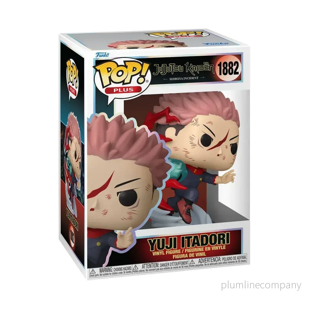 Jujutsu Kaisen POP! Plus Animation Vinyl Figur Yuji Itadori 9 cm - Bild 3