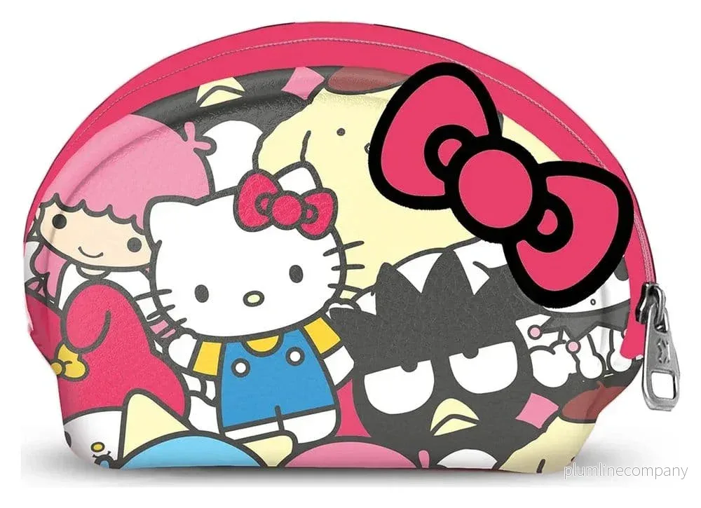 Sanrio Casual Oval Myntväska Hello Kitty Vänner Flerfärgad Sanrio Casual Oval Myntväska Hello Kitty Vänner Flerfärgad